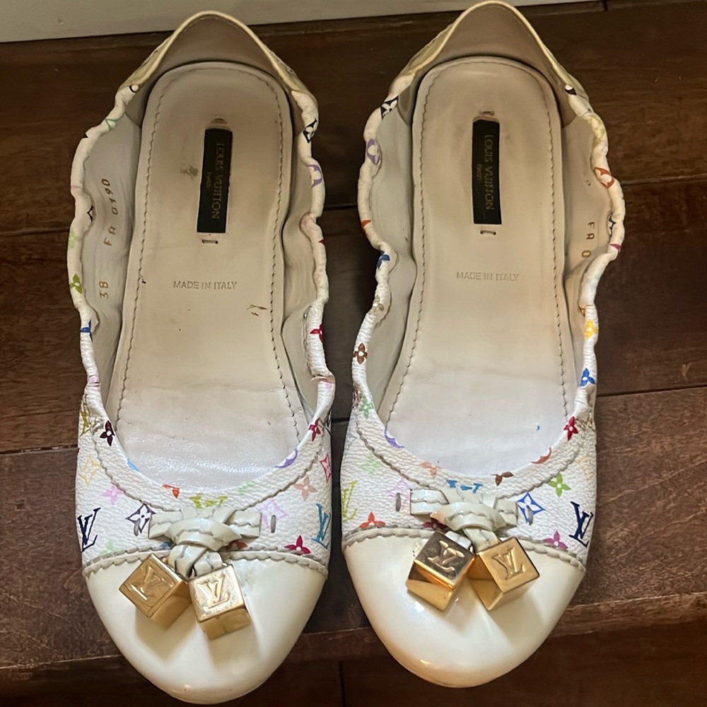 LV ballet shoes